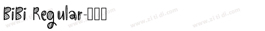 BiBi Regular字体转换